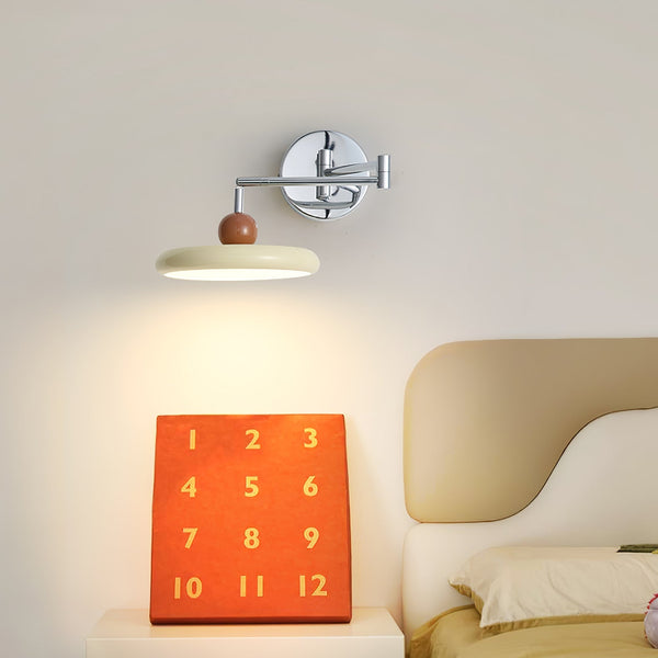 NovaGlow Swing Arm Wall Lamp For Bedroom With Flexible Light