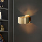 Luxury Dimmable Copper Wall Light Sconce – Nordic Design for Bedroom and Living Room, Adjustable LED Wall Lamp 0