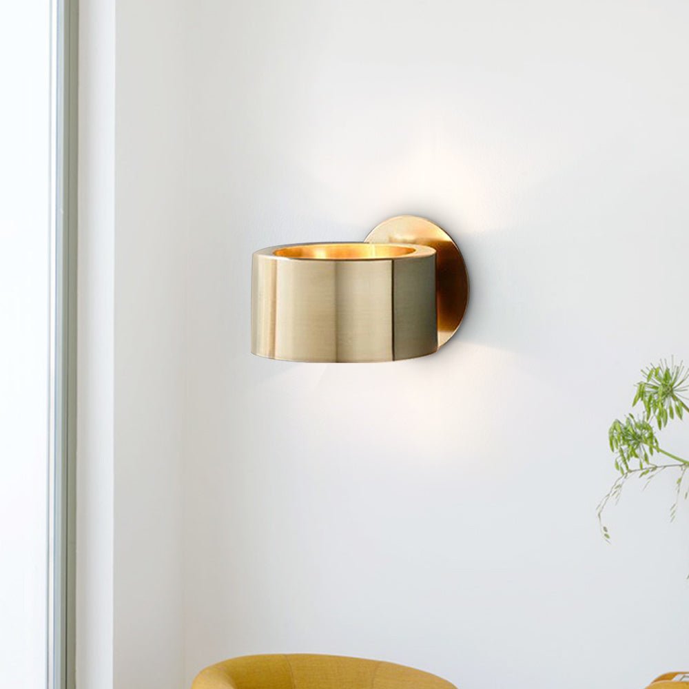Luxury Dimmable Copper Wall Light Sconce – Nordic Design for Bedroom and Living Room, Adjustable LED Wall Lamp 2