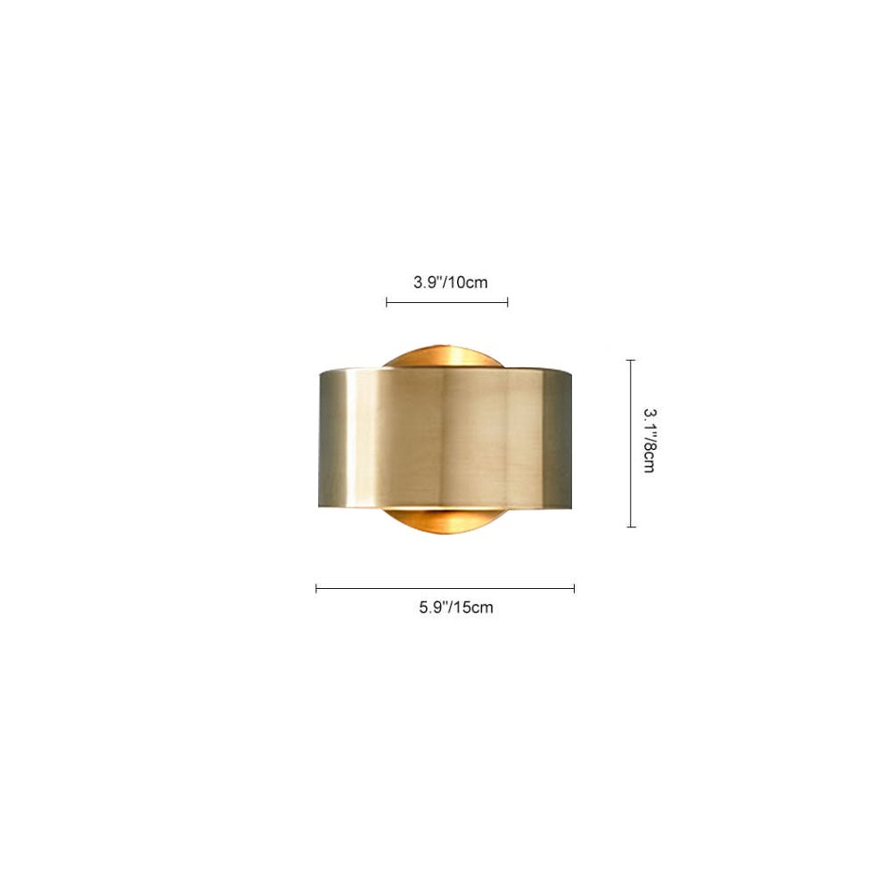 Luxury Dimmable Copper Wall Light Sconce – Nordic Design for Bedroom and Living Room, Adjustable LED Wall Lamp 4