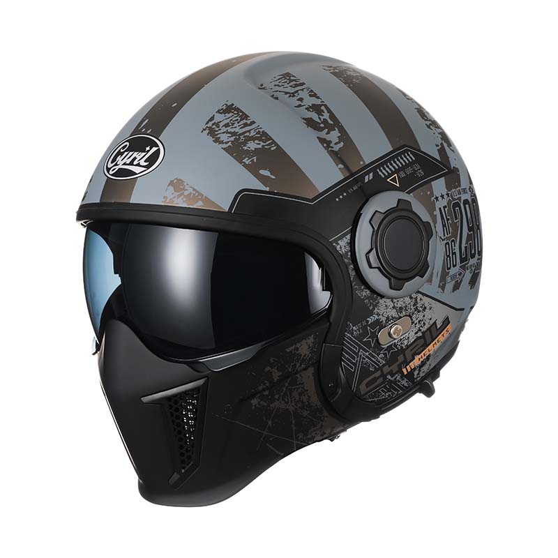 NovaShield Dual-Visor Modular Helmet DOT ECE Certified