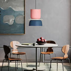 Scandi Color Block Pendant Lamp For Kitchen And Dining