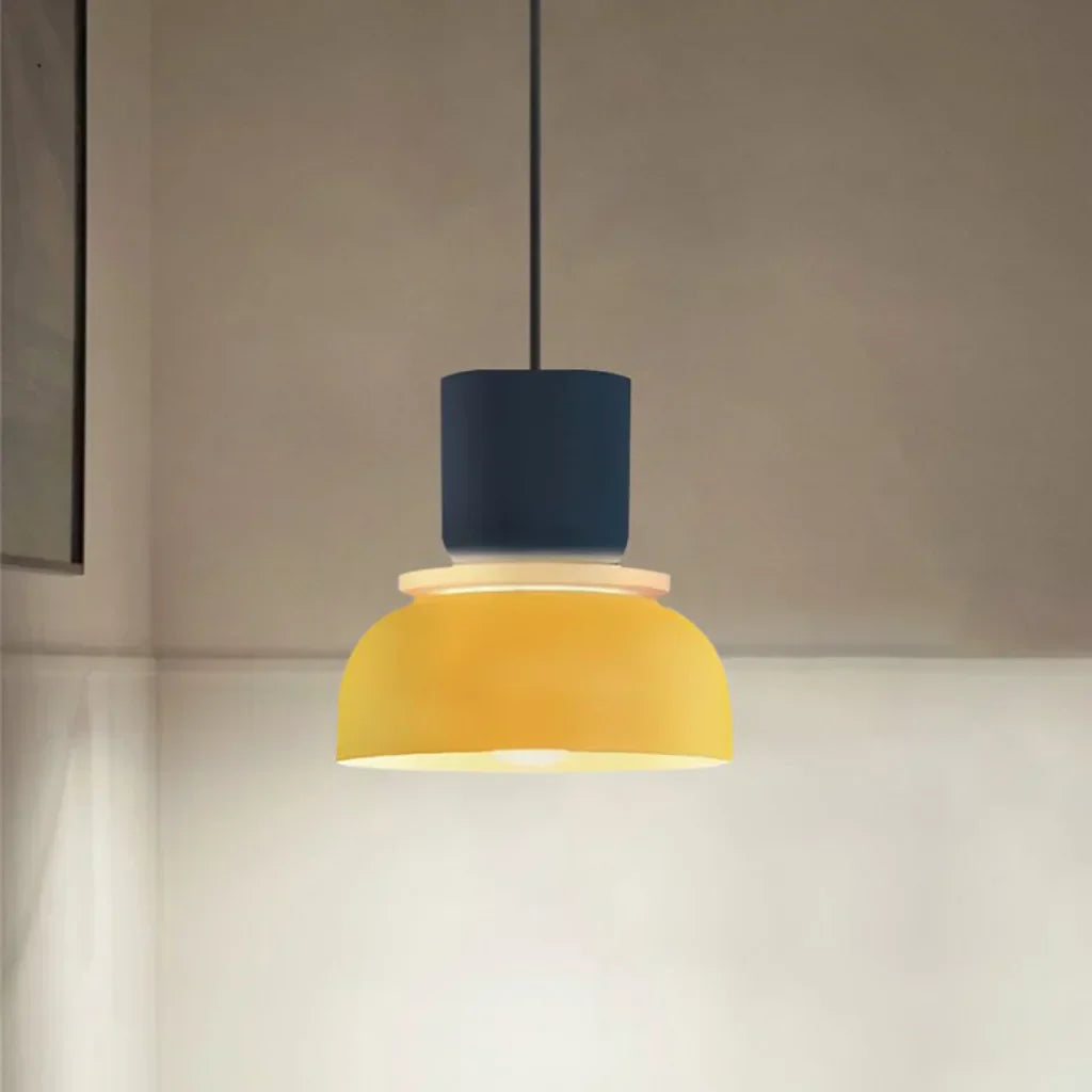 Scandi Color Block Pendant Lamp For Kitchen And Dining