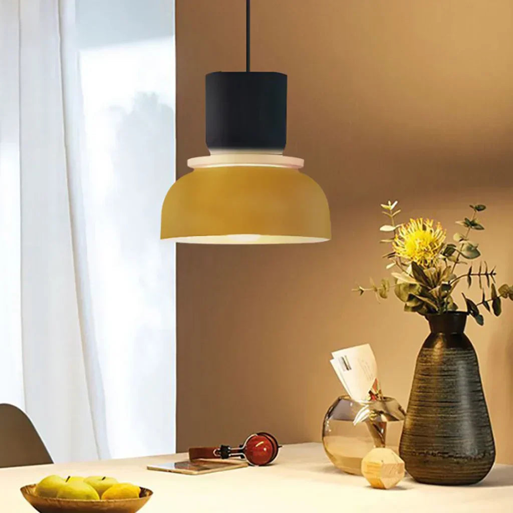 Scandi Color Block Pendant Lamp For Kitchen And Dining