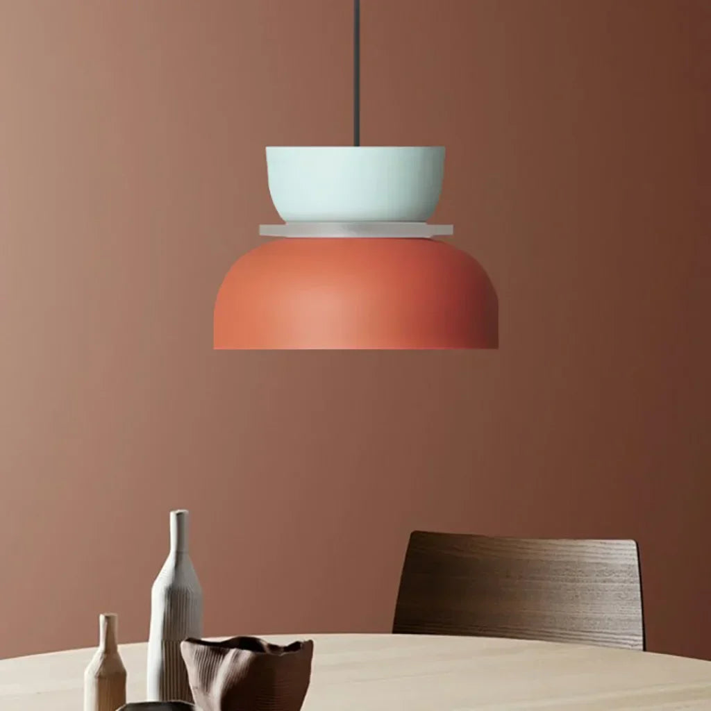 Scandi Color Block Pendant Lamp For Kitchen And Dining