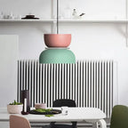 Scandi Color Block Pendant Lamp For Kitchen And Dining