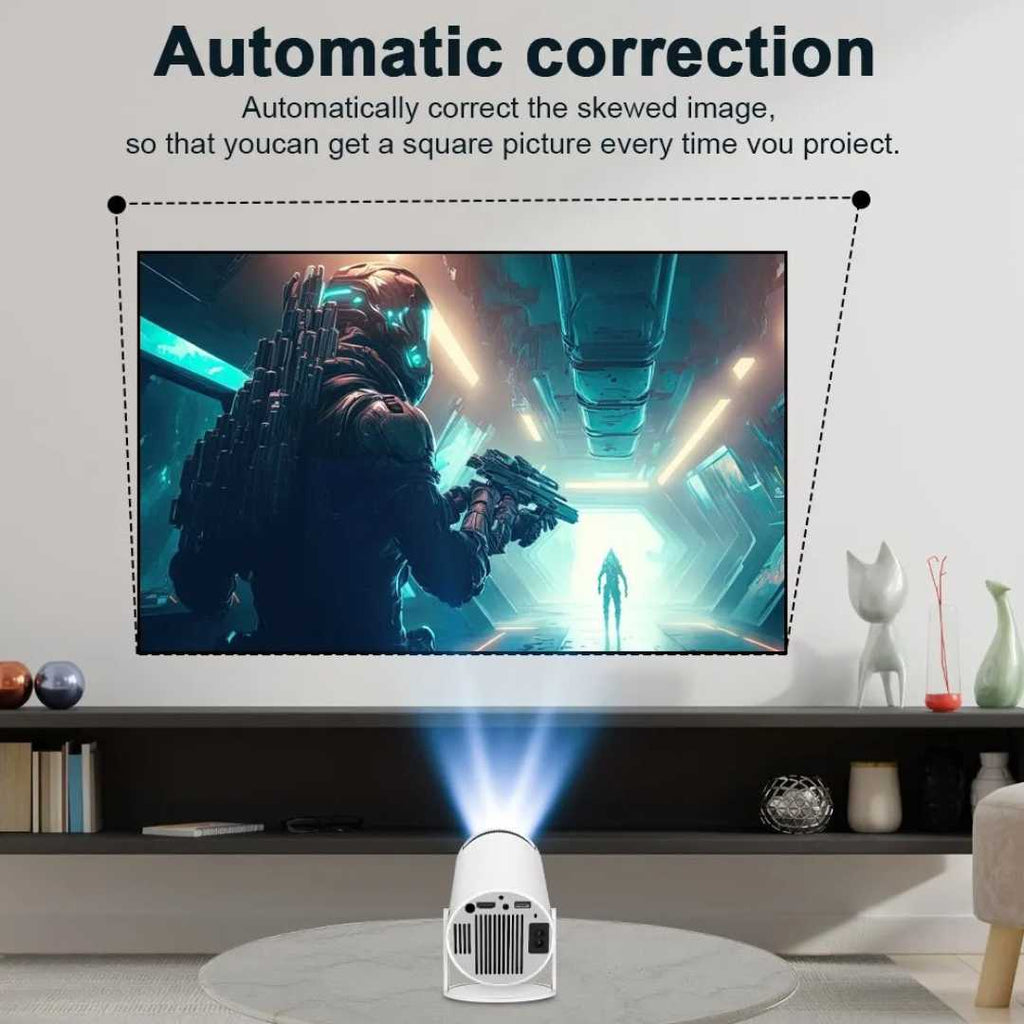 Aurelux Android 11 Projector WiFi 6 720p Home Theater