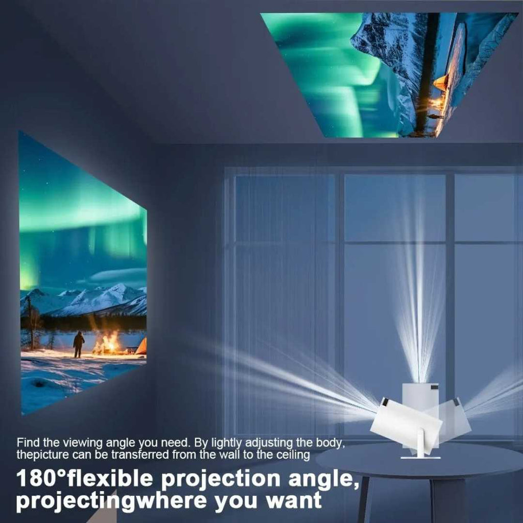 Aurelux Android 11 Projector WiFi 6 720p Home Theater