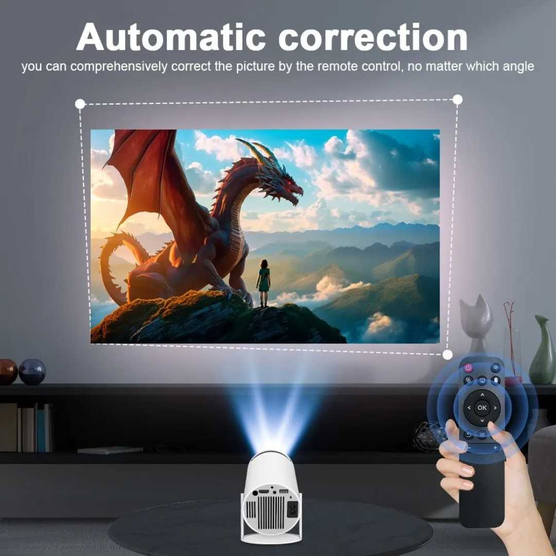 Aurelux Android 11 Projector WiFi 6 720p Home Theater