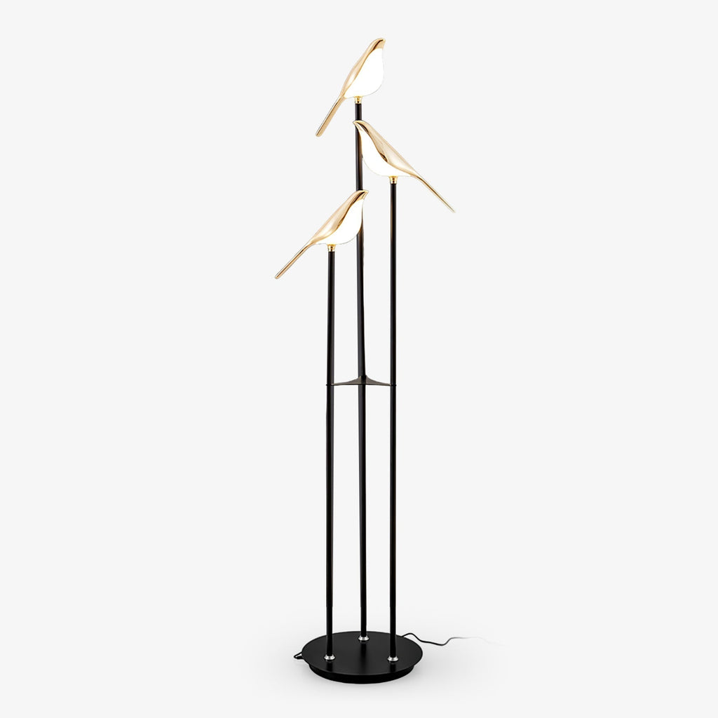 Elegant LED Torchiere Floor Lamp with Adjustable Soft Light
