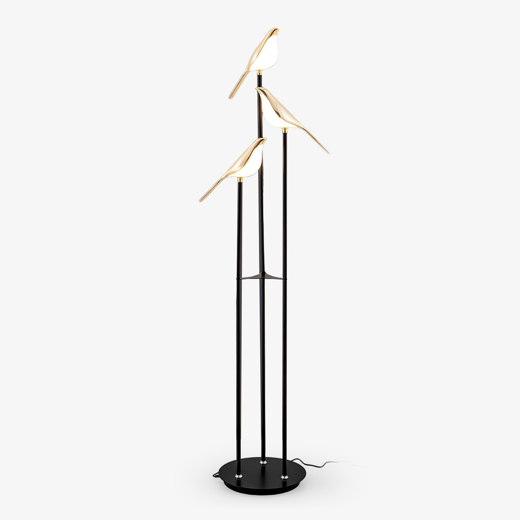 Elegant LED Torchiere Floor Lamp with Adjustable Soft Light