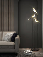 Elegant LED Torchiere Floor Lamp with Adjustable Soft Light