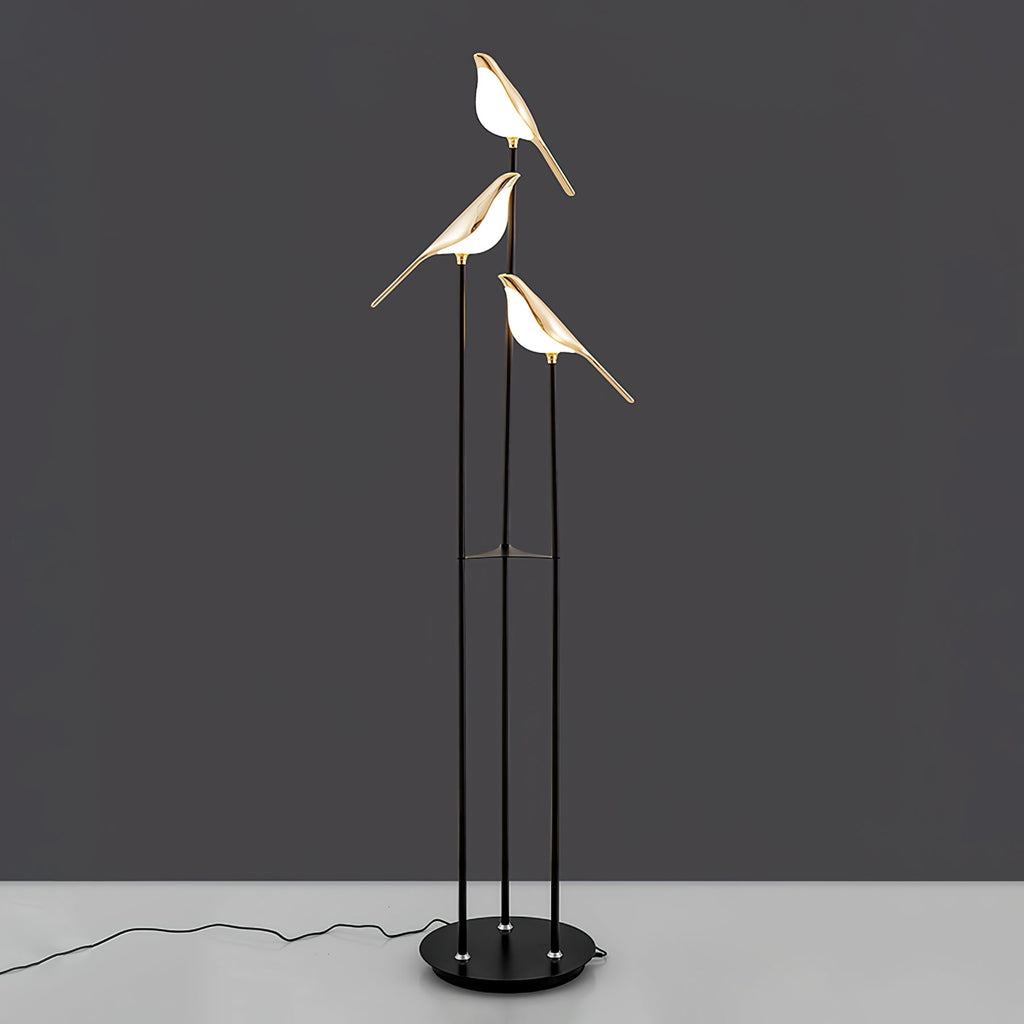 Elegant LED Torchiere Floor Lamp with Adjustable Soft Light