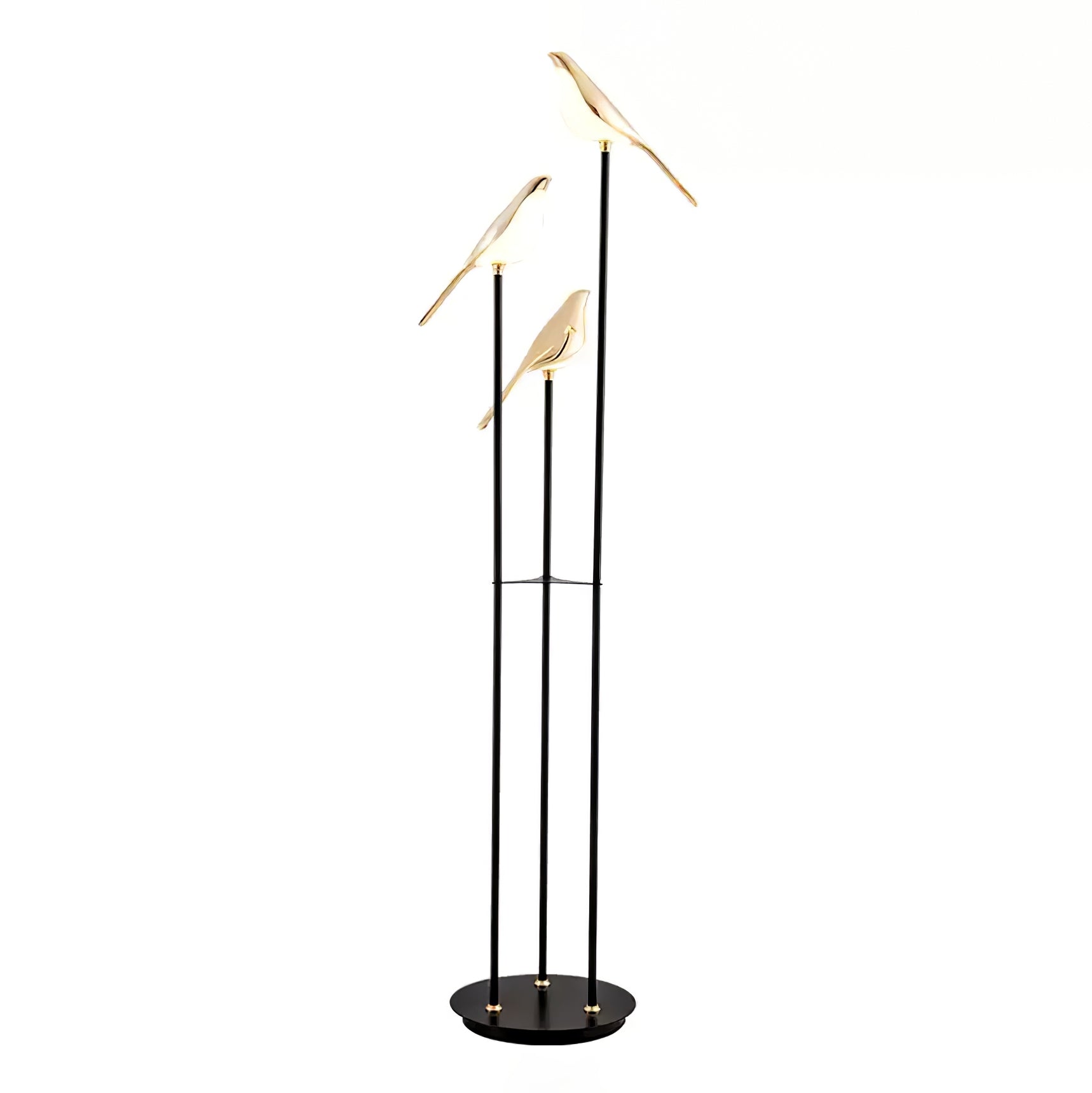 Elegant LED Torchiere Floor Lamp with Adjustable Soft Light