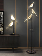 Elegant LED Torchiere Floor Lamp with Adjustable Soft Light