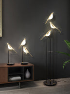 Elegant LED Torchiere Floor Lamp with Adjustable Soft Light