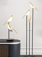 Elegant LED Torchiere Floor Lamp with Adjustable Soft Light