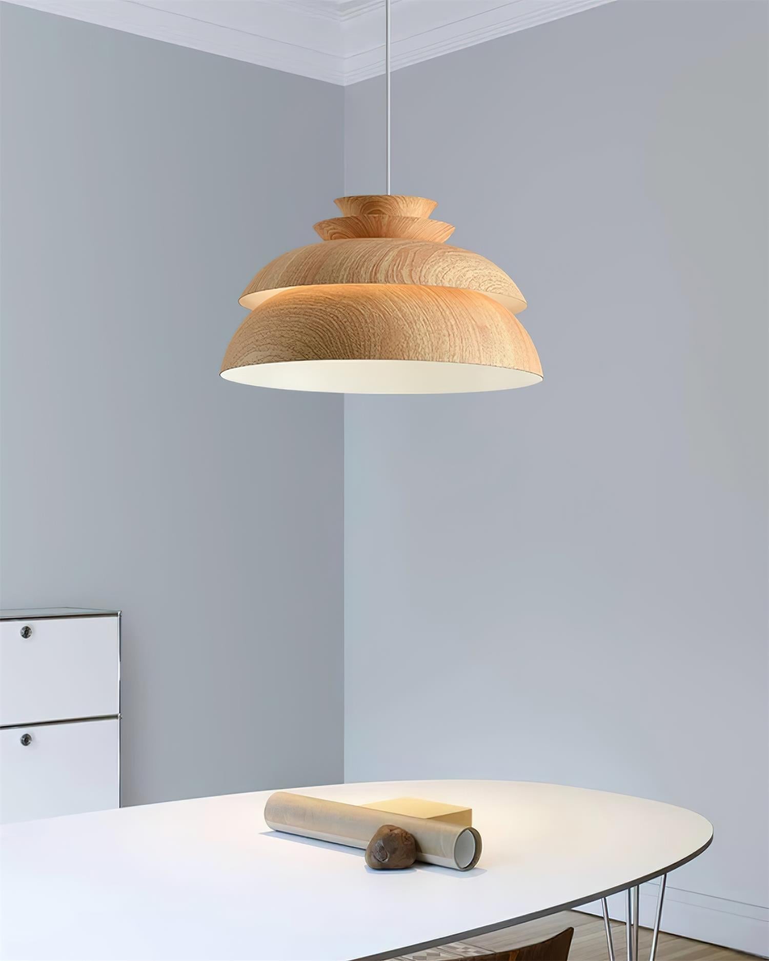 Kairo Wood Pendant Light in Modern Scandinavian Design