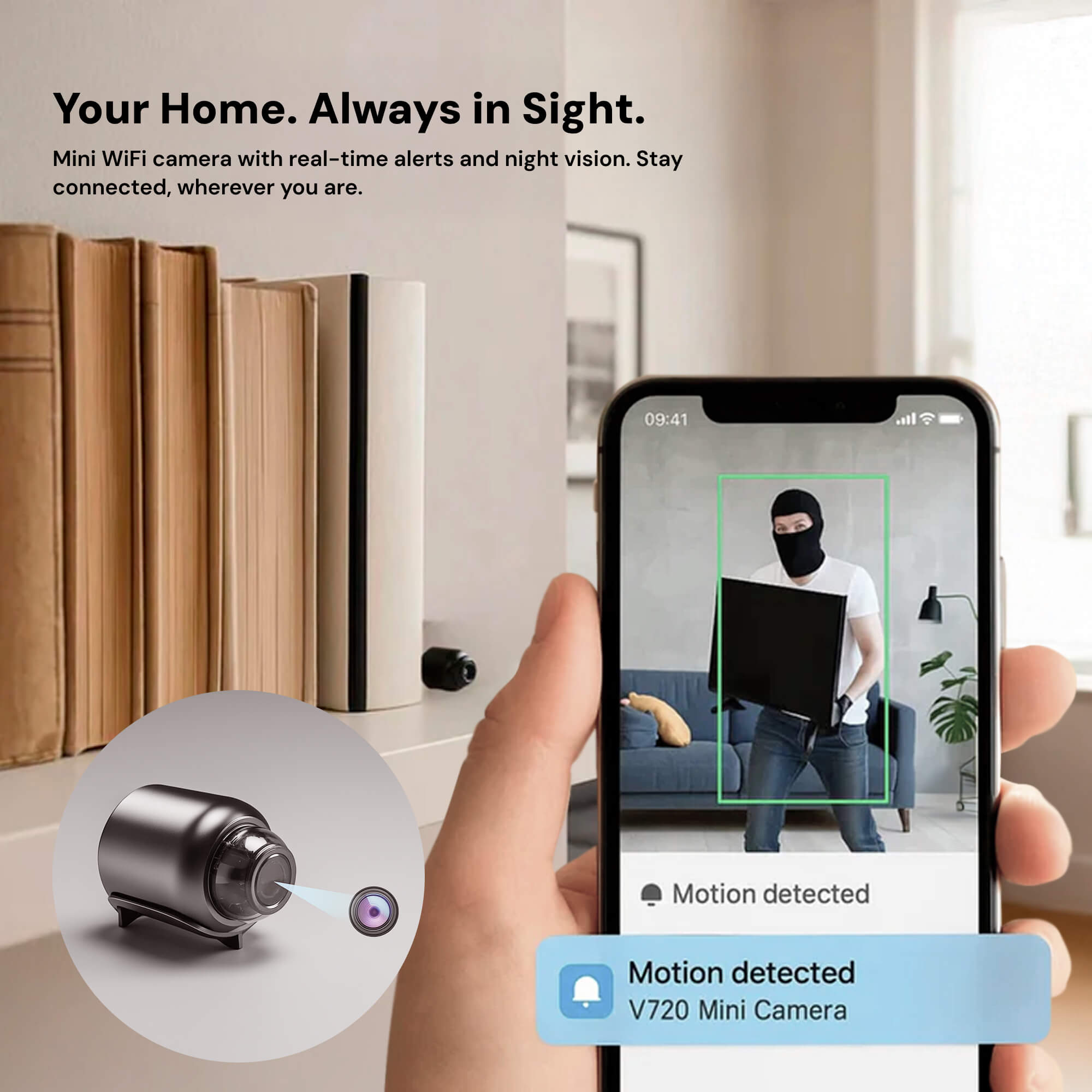 Covert Wireless Camera and Audio for Nanny Monitoring