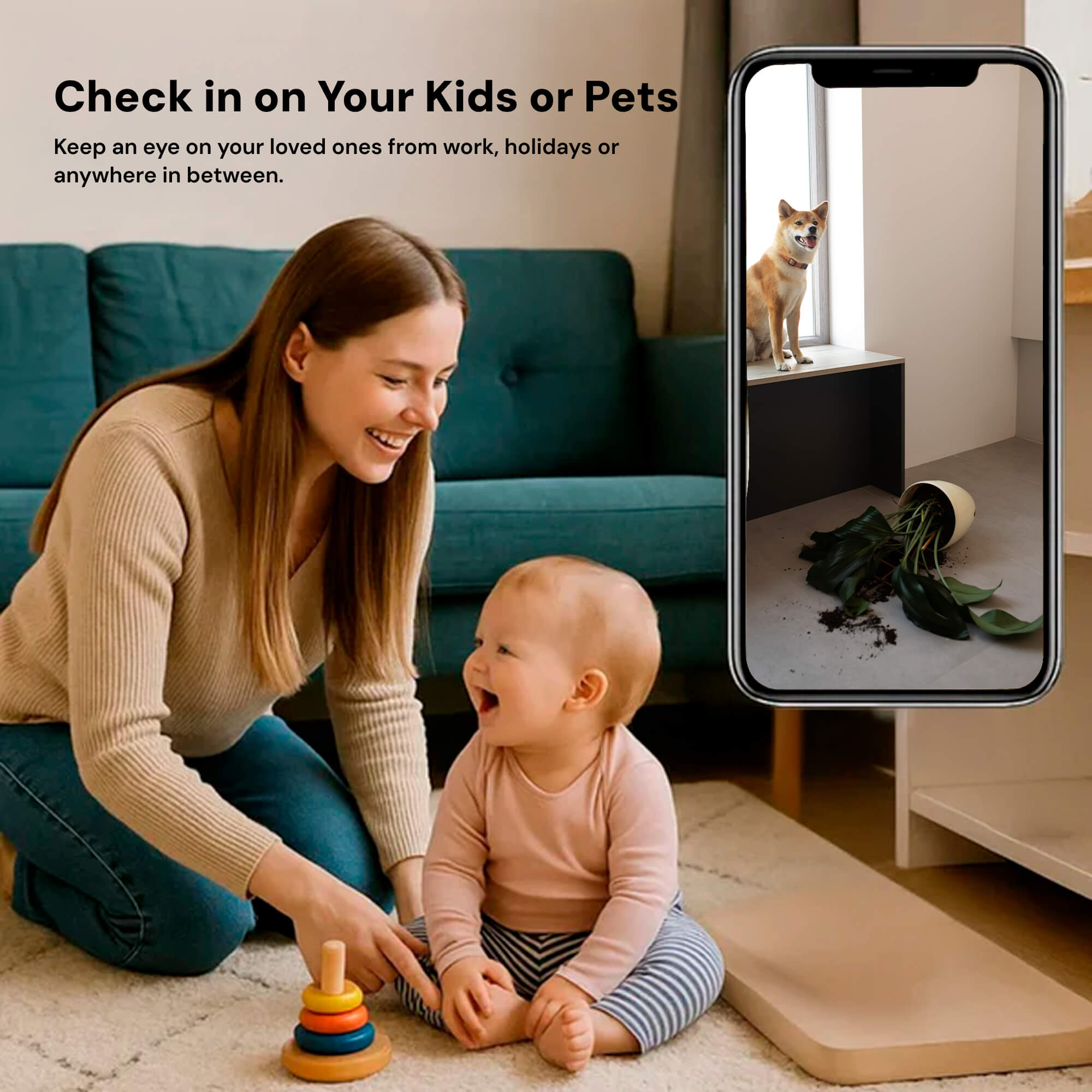 Covert Wireless Camera and Audio for Nanny Monitoring