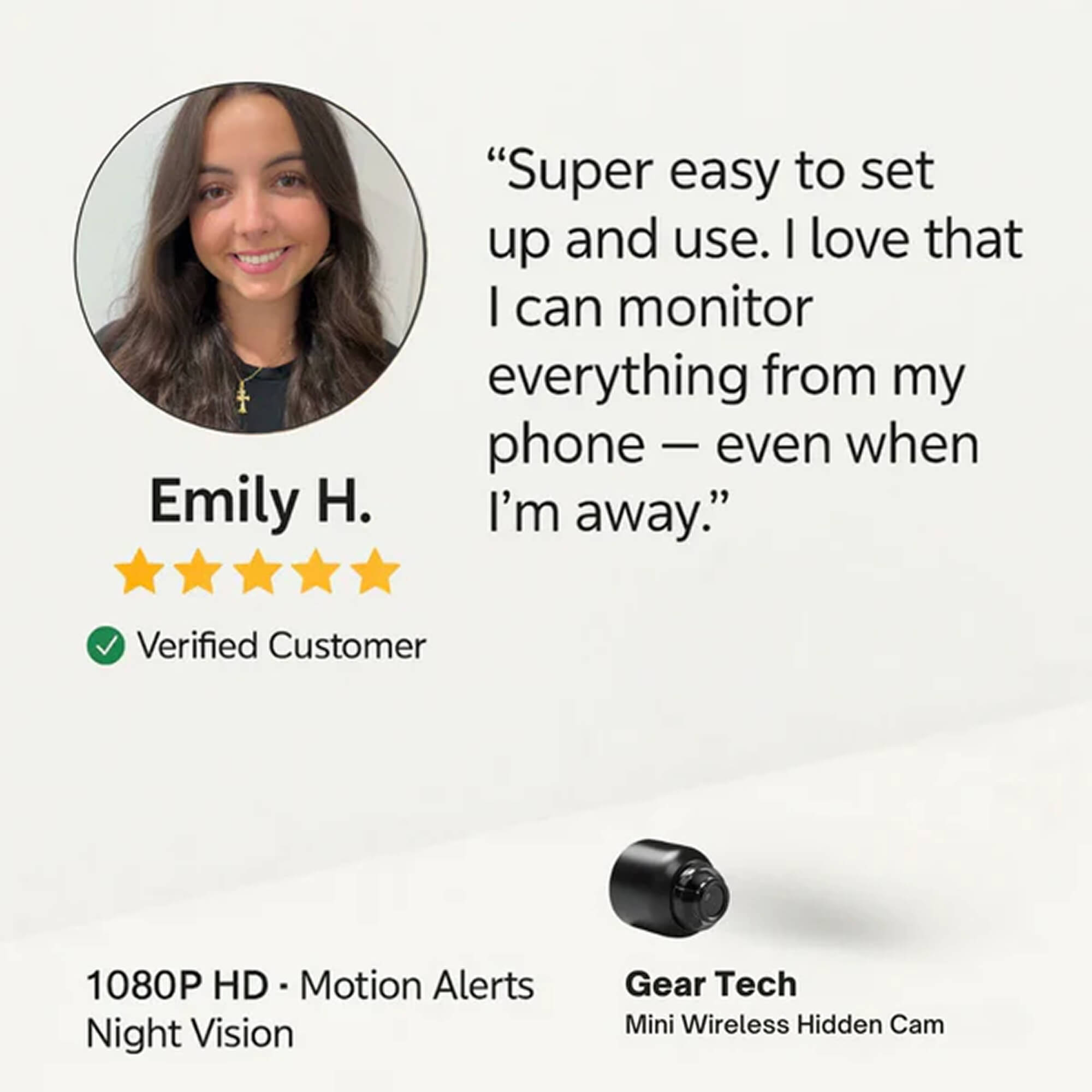 Covert Wireless Camera and Audio for Nanny Monitoring