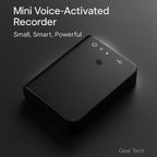 Compact Voice Recorder for Stealth Recording and Activation