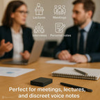 Compact Voice Recorder for Stealth Recording and Activation