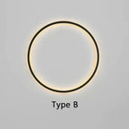 HaloRing Minimal Circle Wall Light for Modern Spaces