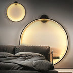 HaloRing Minimal Circle Wall Light for Modern Spaces