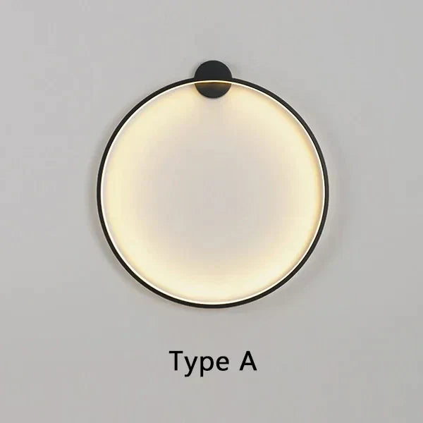 HaloRing Minimal Circle Wall Light for Modern Spaces