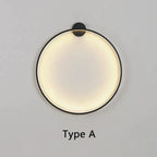 HaloRing Minimal Circle Wall Light for Modern Spaces