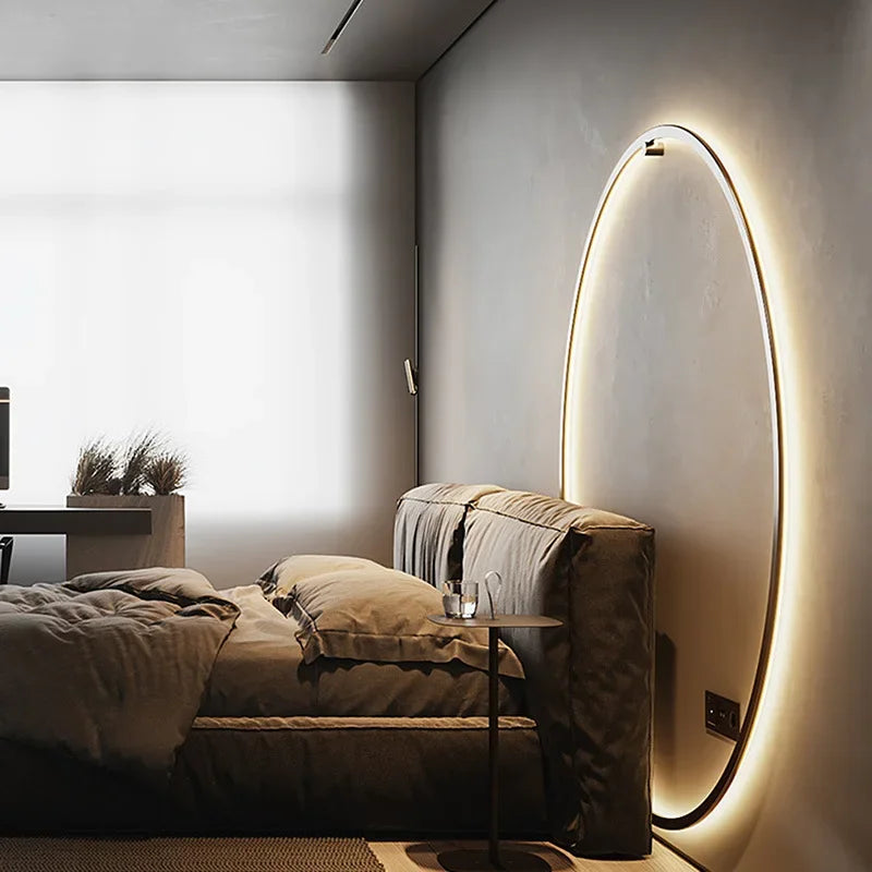 HaloRing Minimal Circle Wall Light for Modern Spaces