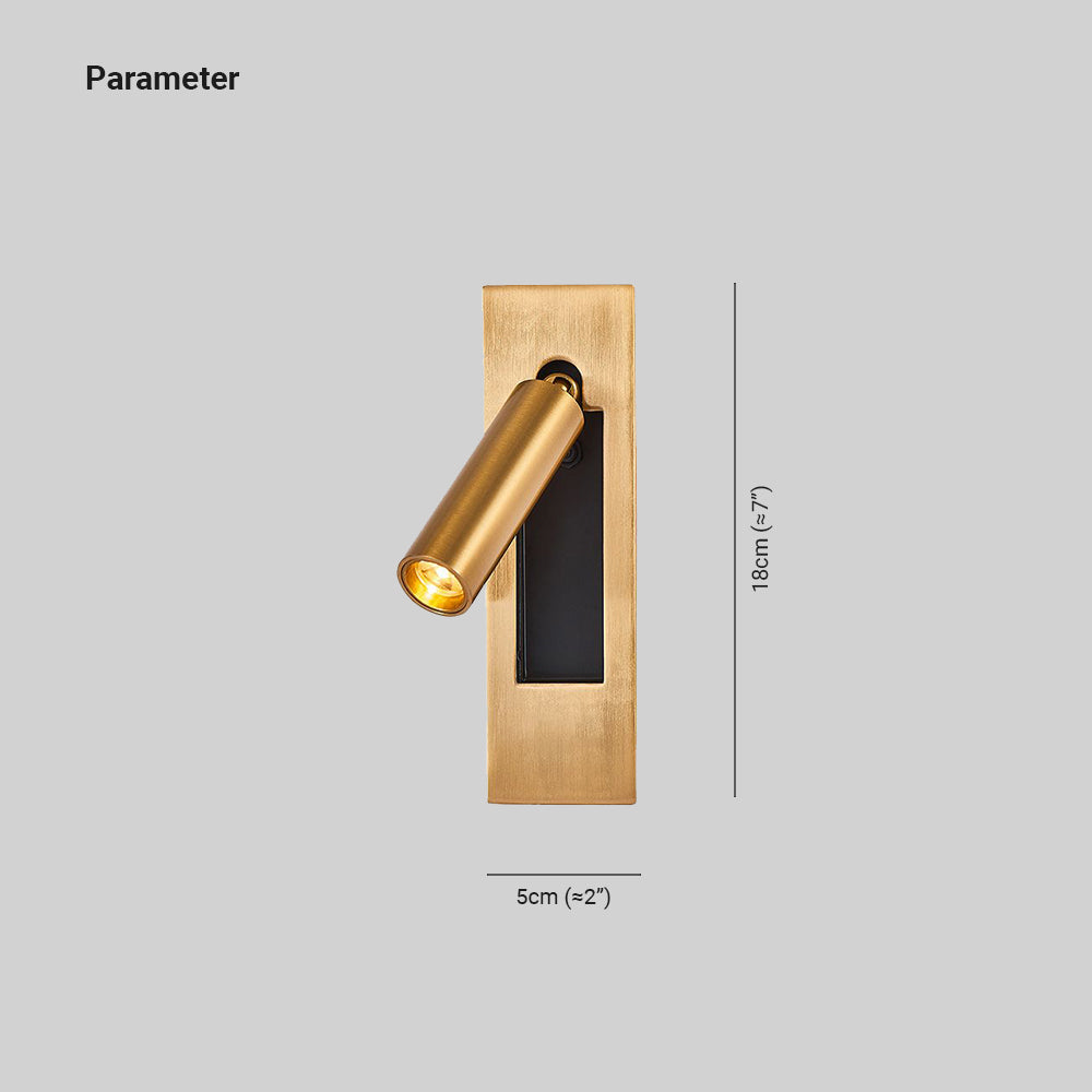 NoirLume Adjustable Wall Spotlight LED Reading Light