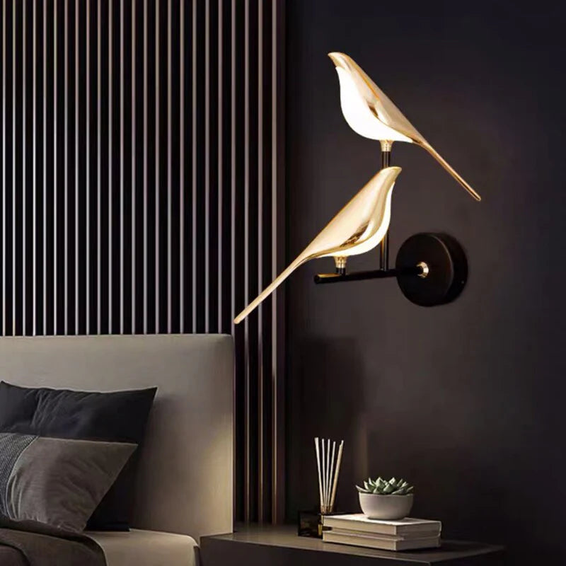 Modern Bird Shape Wall Light – Dimmable LED Wall Lamp with Magnetic Mount, Energy Efficient Sconces for Stylish Home Decor 1