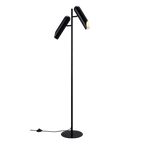 Modern Black Floor Lamp with Adjustable Heads – Stylish Standing Lamp for Living Room and Reading 2