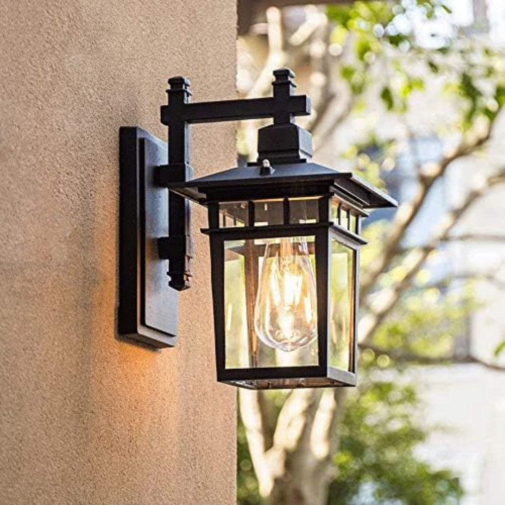 Modern Black Outdoor Wall Light - Up and Down LED Exterior Wall Lights for Stylish Illumination 3