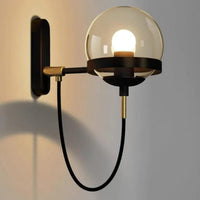 Modern Glass Wall Lamp – Hardwired Indoor Wall Lights Sconce for Bedroom, Living Room, Hallway Lighting 0