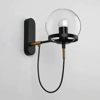 Modern Glass Wall Lamp – Hardwired Indoor Wall Lights Sconce for Bedroom, Living Room, Hallway Lighting 1