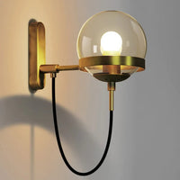 Modern Glass Wall Lamp – Hardwired Indoor Wall Lights Sconce for Bedroom, Living Room, Hallway Lighting 2