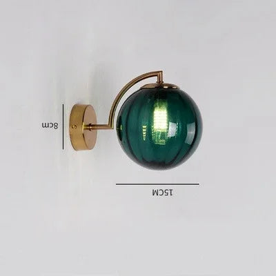 Modern Glass Wall Sconce with Integrated LED – Elegant Wall Lamp for Living Room and Bedroom Lighting 8
