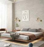 Modern Globe Wall Sconce – Dimmable LED Wall Lamp with Frosted Glass for Soft Night Lighting and Ambient Illumination 1