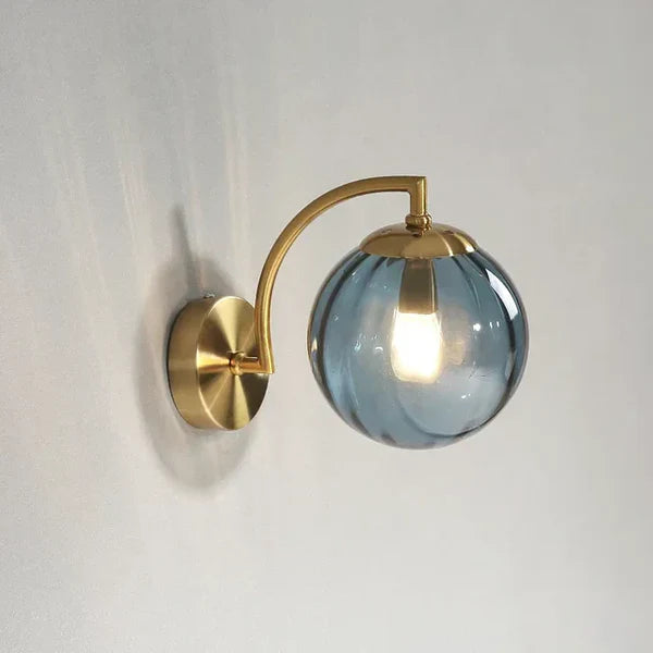 Modern Globe Wall Sconce – Dimmable LED Wall Lamp with Frosted Glass for Soft Night Lighting and Ambient Illumination 4