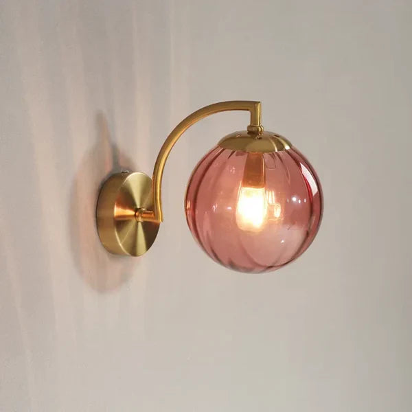 Modern Globe Wall Sconce – Dimmable LED Wall Lamp with Frosted Glass for Soft Night Lighting and Ambient Illumination 5