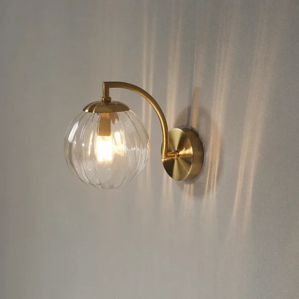 Modern Globe Wall Sconce – Dimmable LED Wall Lamp with Frosted Glass for Soft Night Lighting and Ambient Illumination 7
