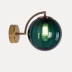 Modern Globe Wall Sconce – Dimmable LED Wall Lamp with Frosted Glass for Soft Night Lighting and Ambient Illumination 8