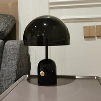 Modern Gold Metal Dome Table Lamp with Warm LED Light - Elegant Bedside or Desk Lamp for Living Room Decor 6
