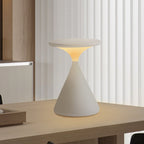 LumaVale Hourglass LED Table Lamp | Rechargeable & Dimmable