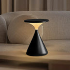 LumaVale Hourglass LED Table Lamp | Rechargeable & Dimmable