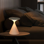 LumaVale Hourglass LED Table Lamp | Rechargeable & Dimmable