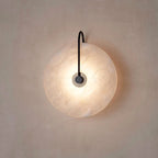Modern Marble Wall Light - Elegant Circular Design Sconce for Bathroom and Home Decor 2